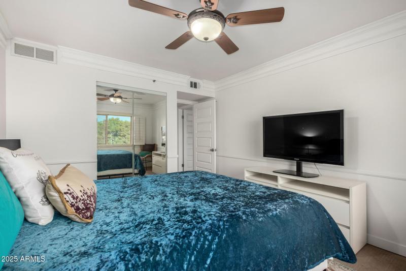 THIRD BEDROOM WITH LARGE TV