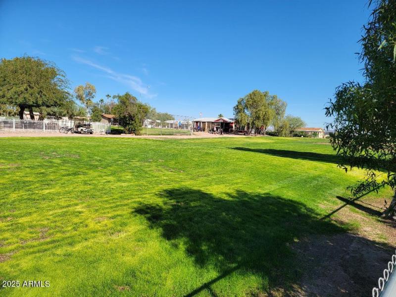 golf course beside home