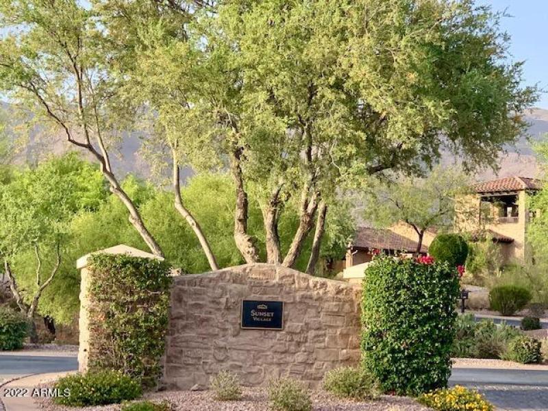 Sunset village entrance