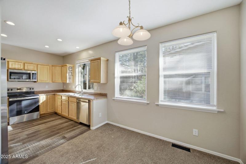 Dining facing kitchen