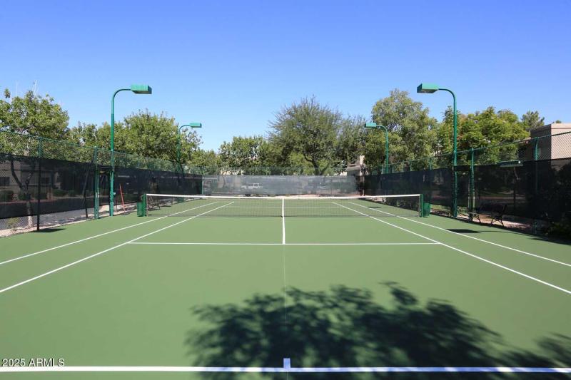 Villages North-Lighted Tennis Court