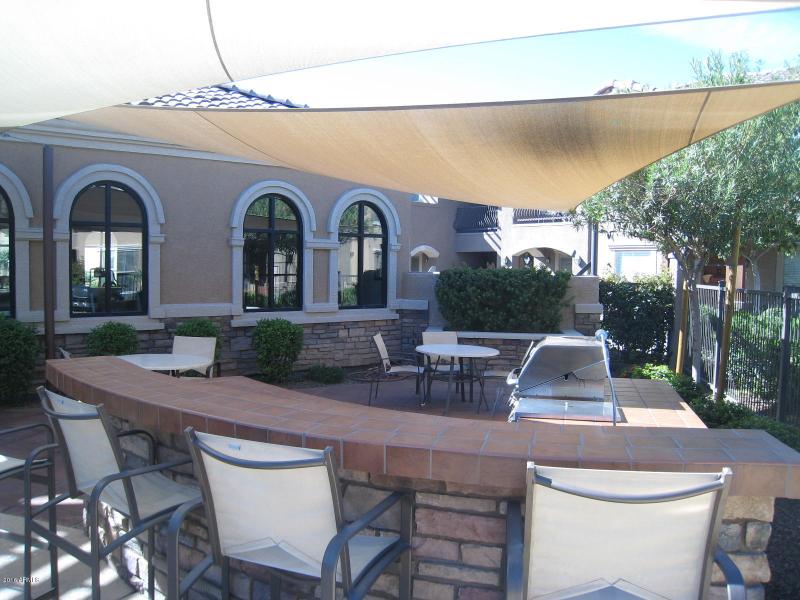 Sitting area and BBQ