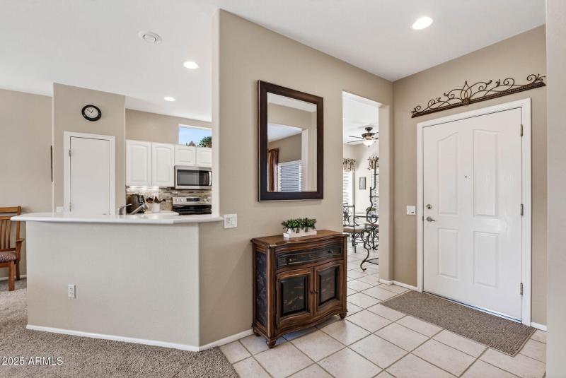 Entry Foyer & Kitchen