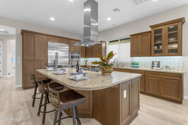 Smokey Alderwood Cabinets