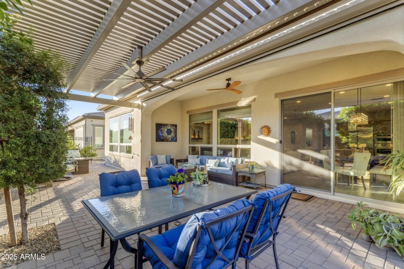 Fan & Electrical in Pergola