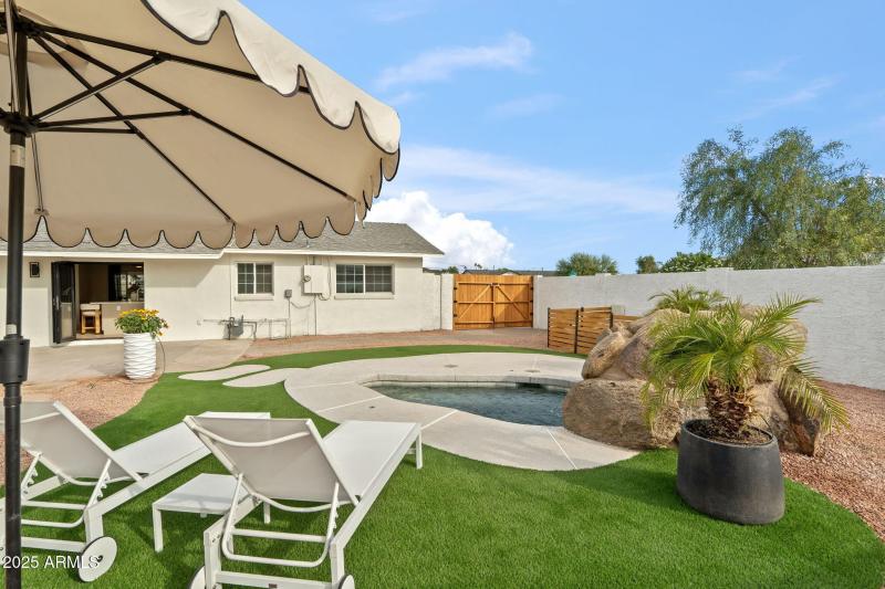 Plenty of sitting areas