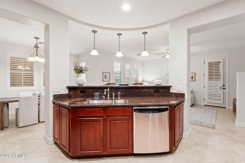 Kitchen to Great room