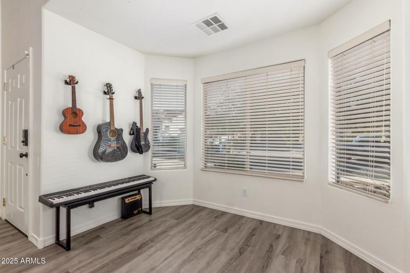 Living room dining room space