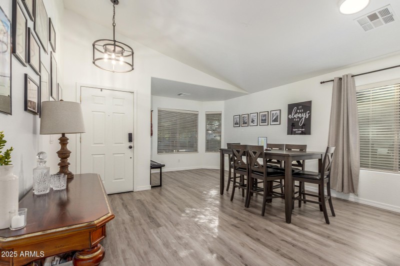Generous entryway