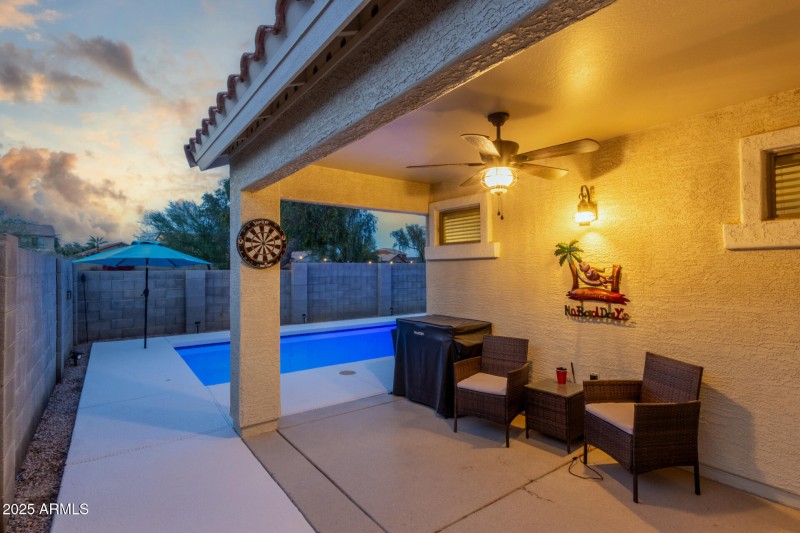 Covered patio