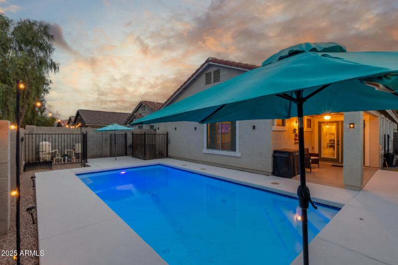 Sparkling pool