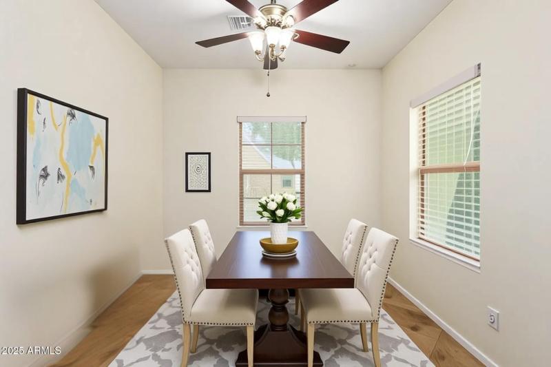 Kitchen Nook Virtually Staged