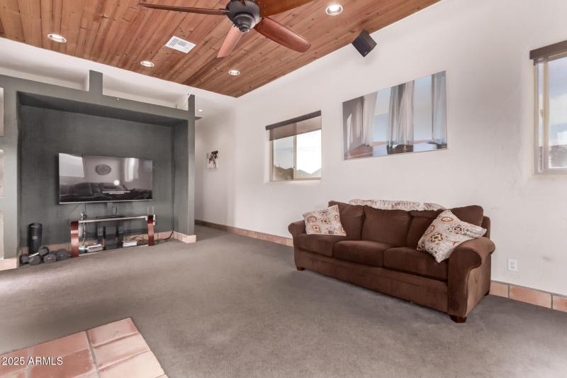 Upstairs Media Room