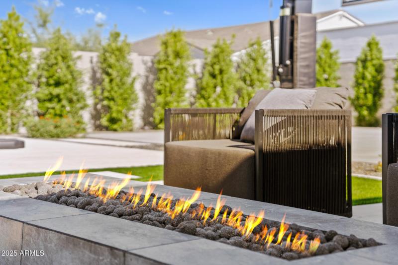 Outside Fire place