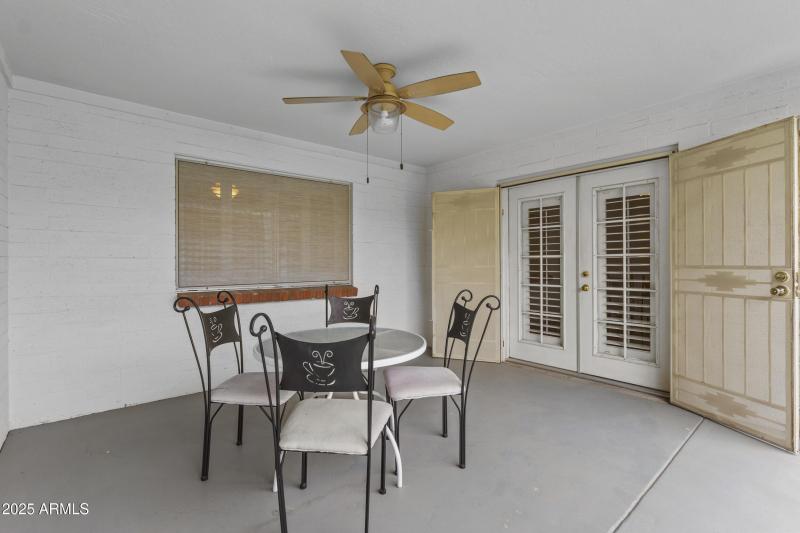 Covered Back Patio