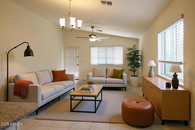 Living Room Staged