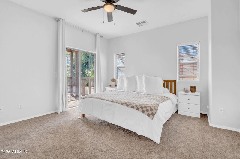 Primary Bedroom Located Upstairs