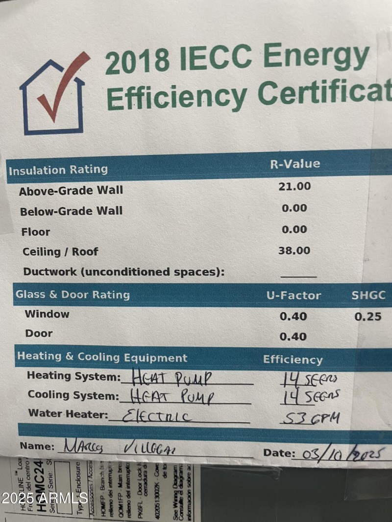Efficiency Certification