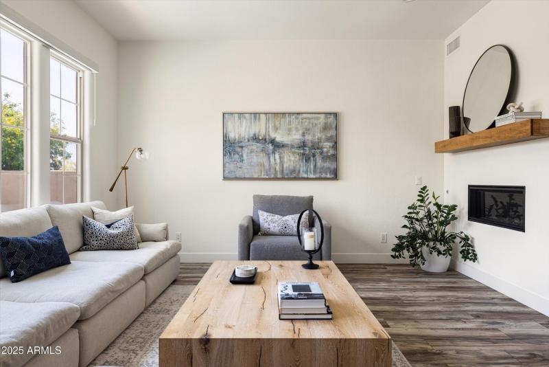 Great Room with Electric Fireplace