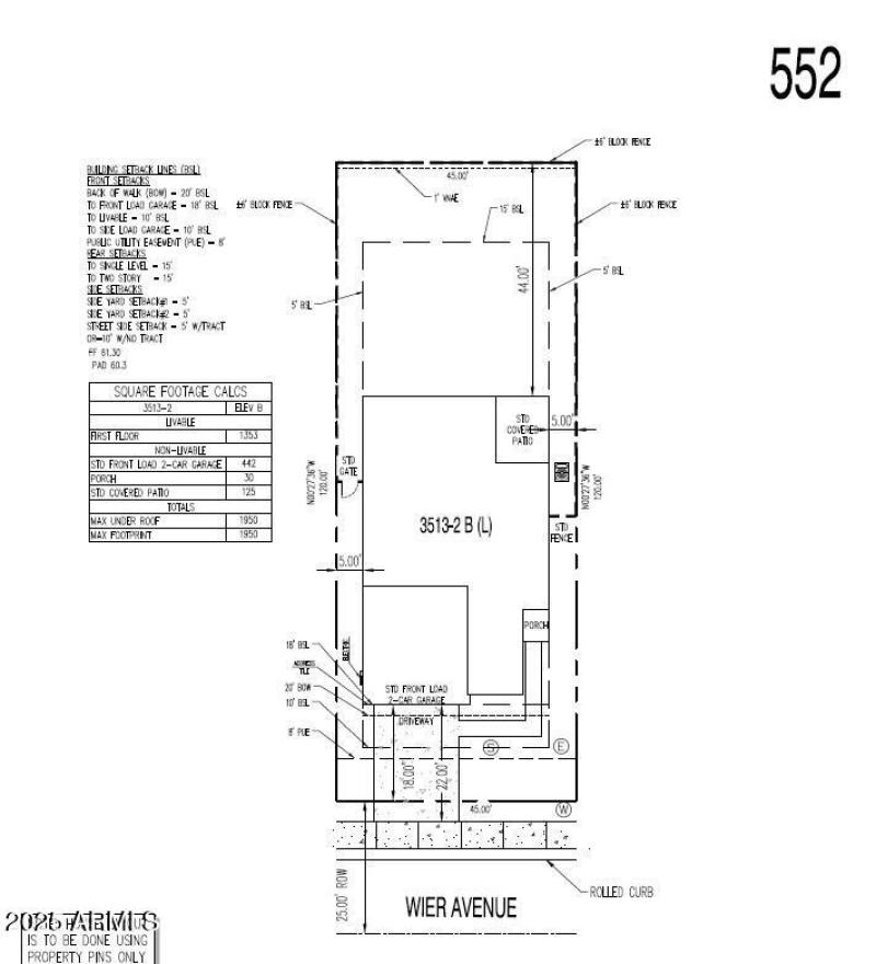 Plot Plan
