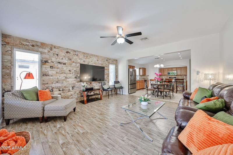 Stone accent Wall