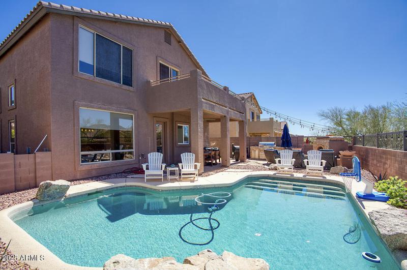 Resort size pool.