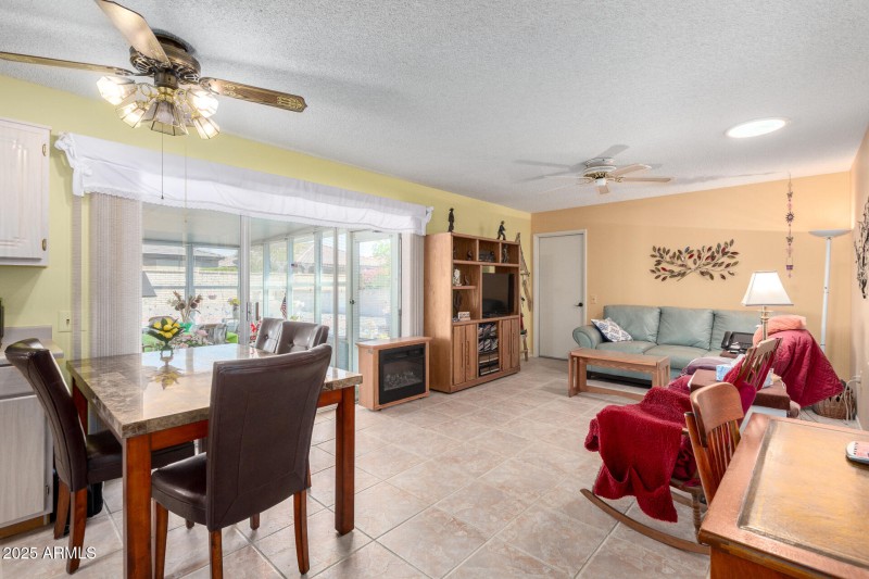 Kitchen into Family Room
