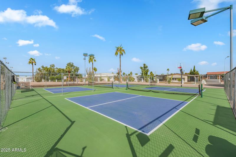 Pickle ball just steps away