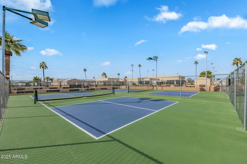 Pickle ball just steps away