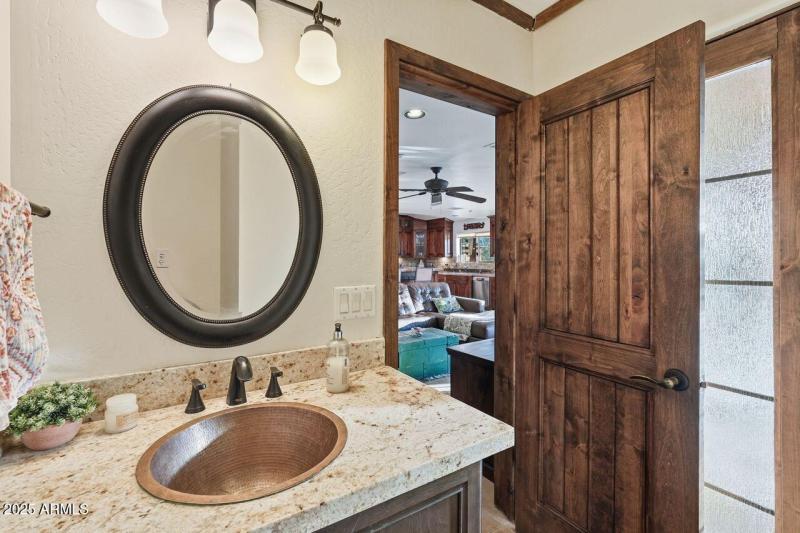 12 bath off of family room