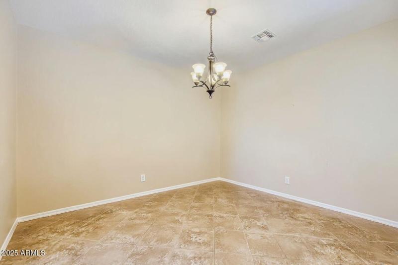 Vacant Dining room