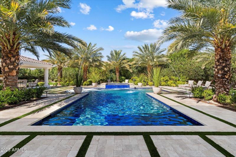 Pool looking north