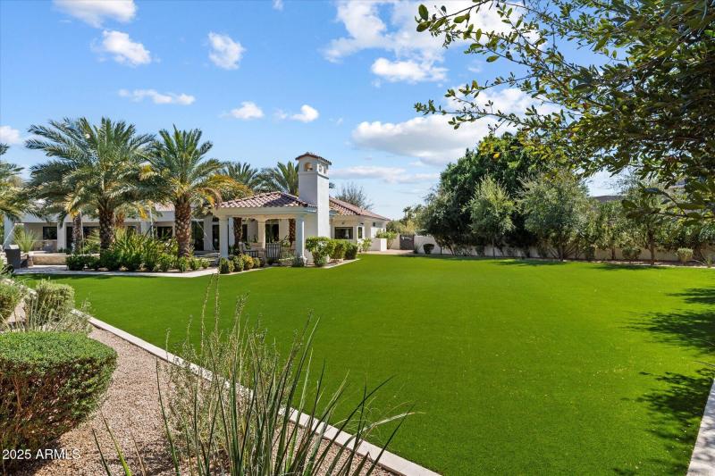 Large grass area