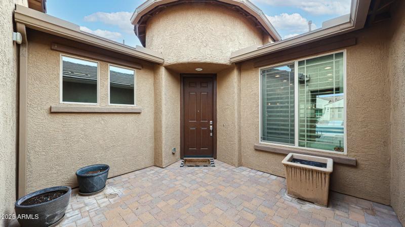 Front Courtyard with Paver Decking