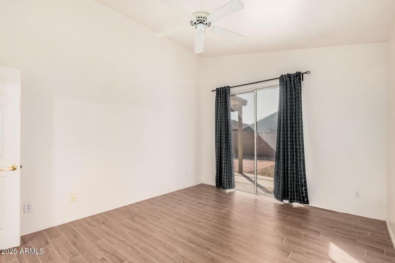 Door from primary to backyard