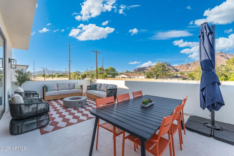 Upper patio