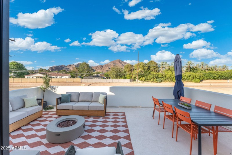 Upper patio
