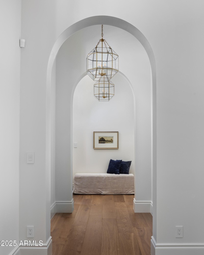 Corridor to primary bedroom