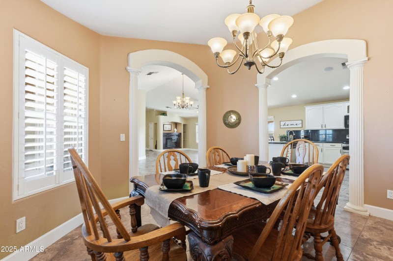 Formal dining room