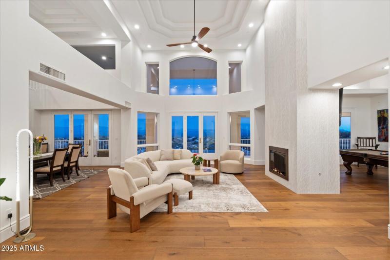 Great Room at Twilight