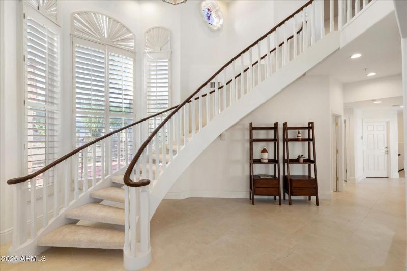 Custom Curved Staircase