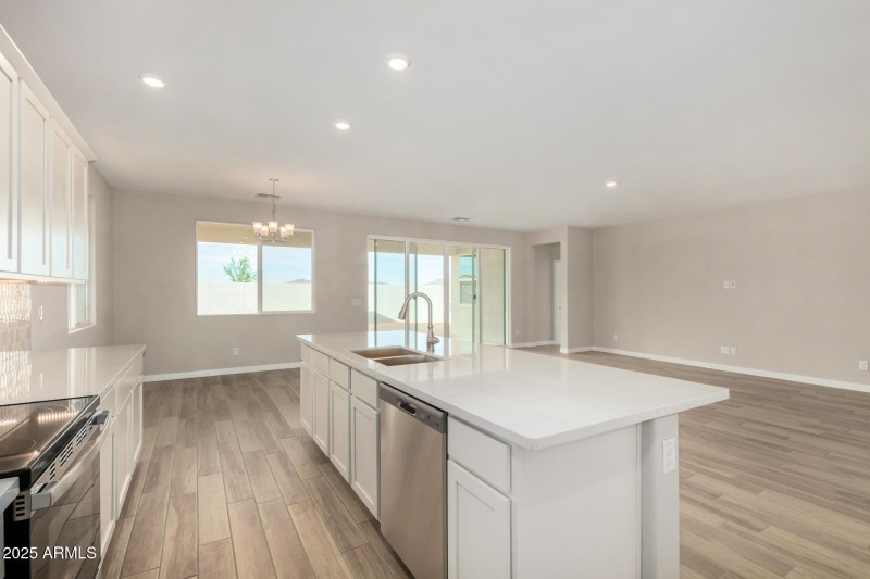 Kitchen and Island