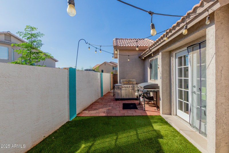 Sideyard off Kitchen