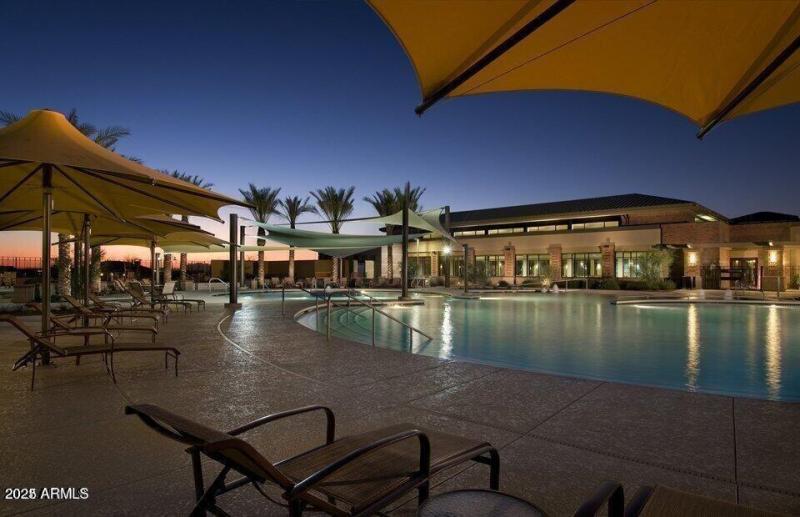 Union Center pool Night