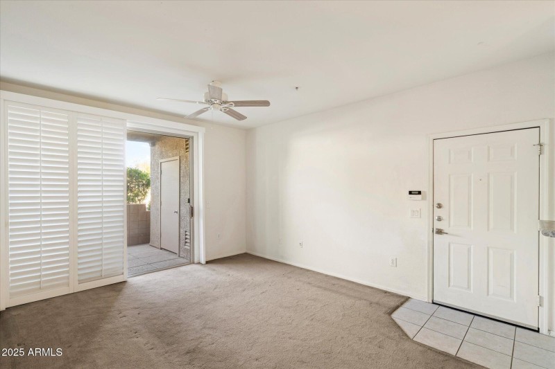 Living Area with Patio Access
