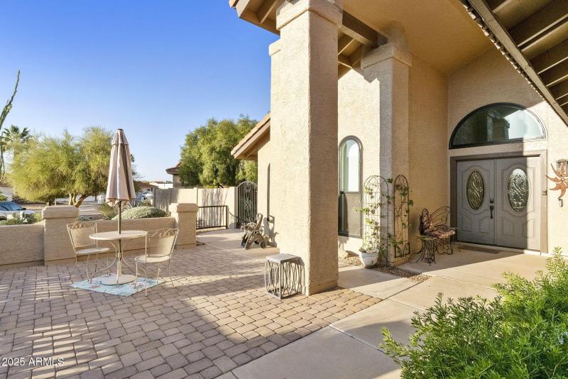 Front Entry off courtyard