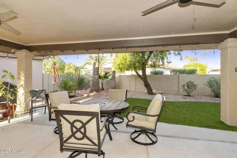 Covered patio