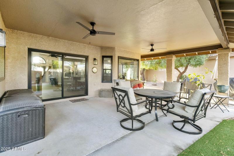 Covered patio