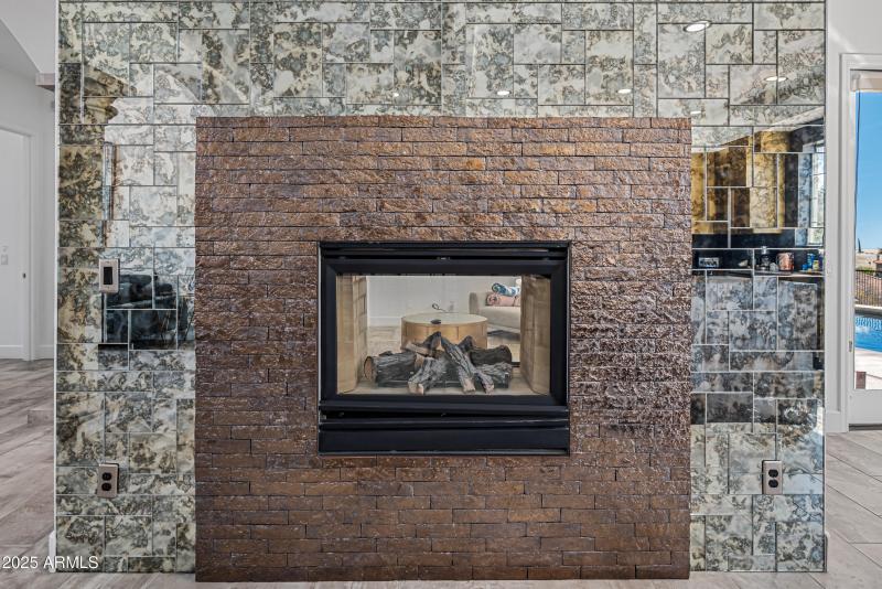 Two Way Fireplace