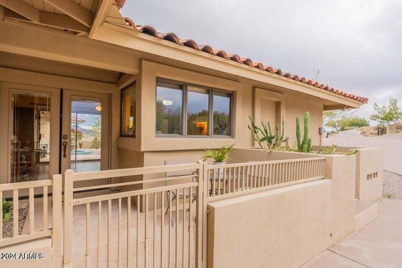 Side Patio off Casita